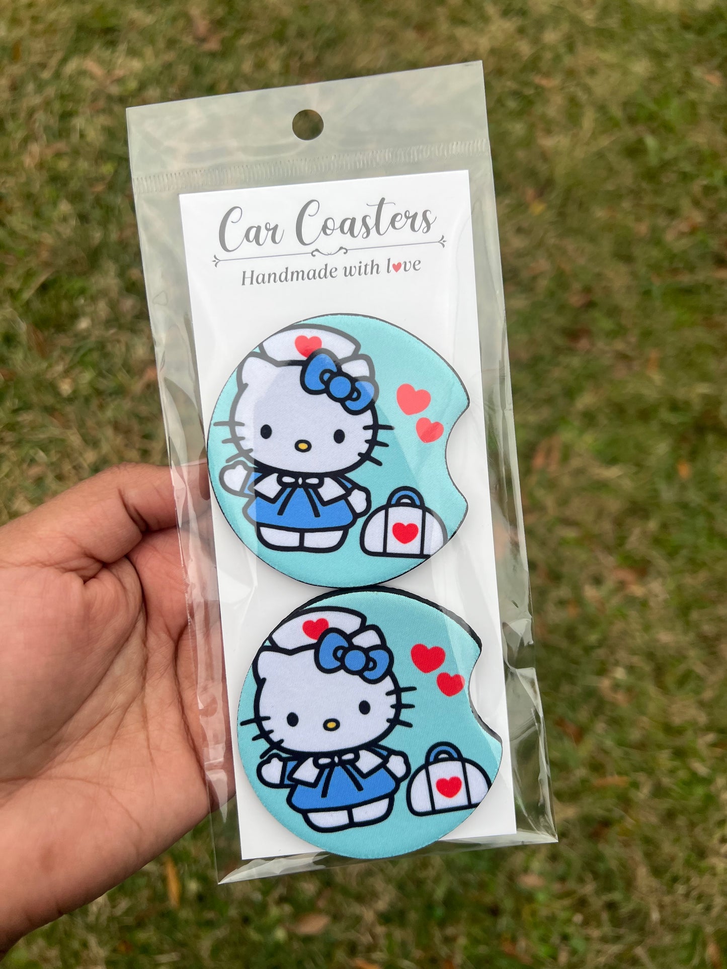 Hk Nurse Car Coasters