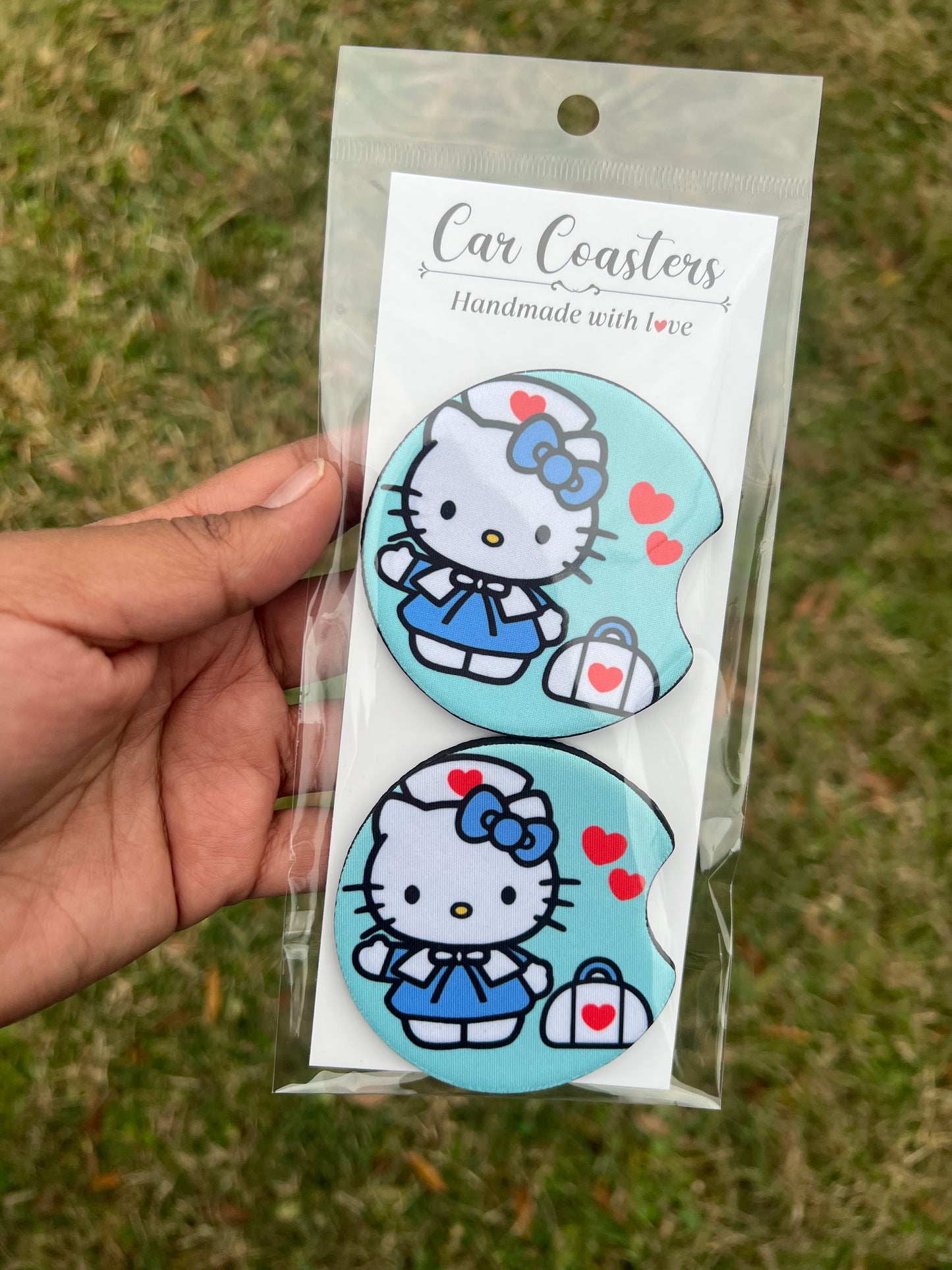 Hk Nurse Car Coasters