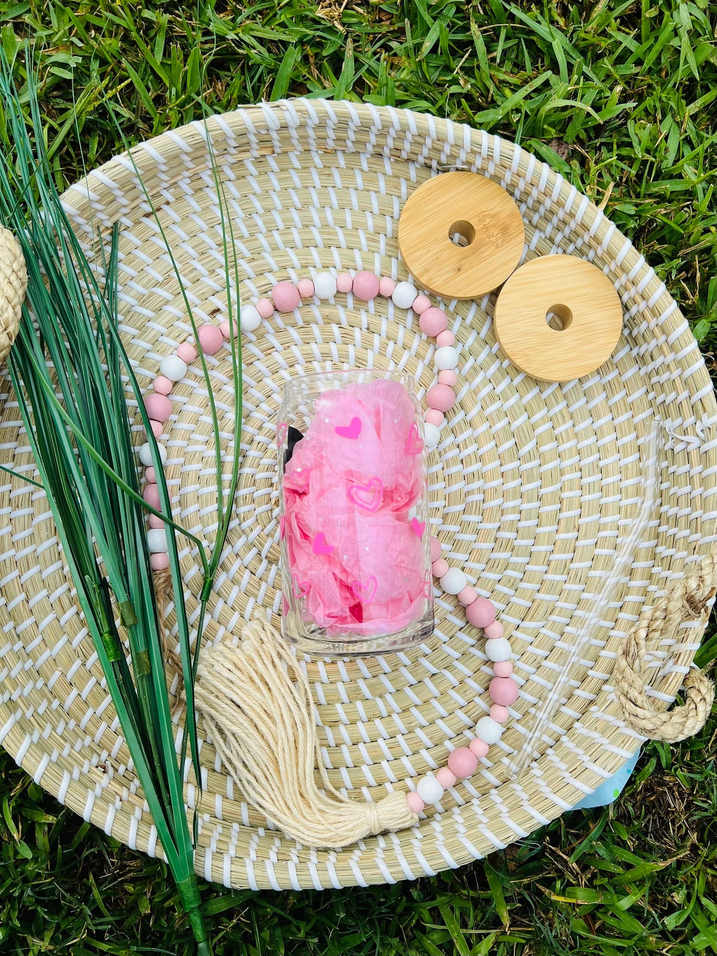 HK Teddy Bear Glass Cup