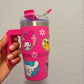 Hot pink kids Tumbler