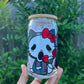 Scream Kitty Glass Cup