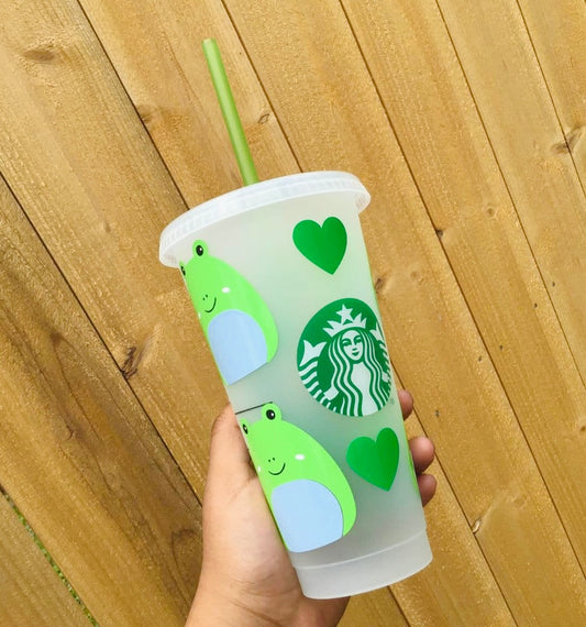 Frog Squishmallow Cup