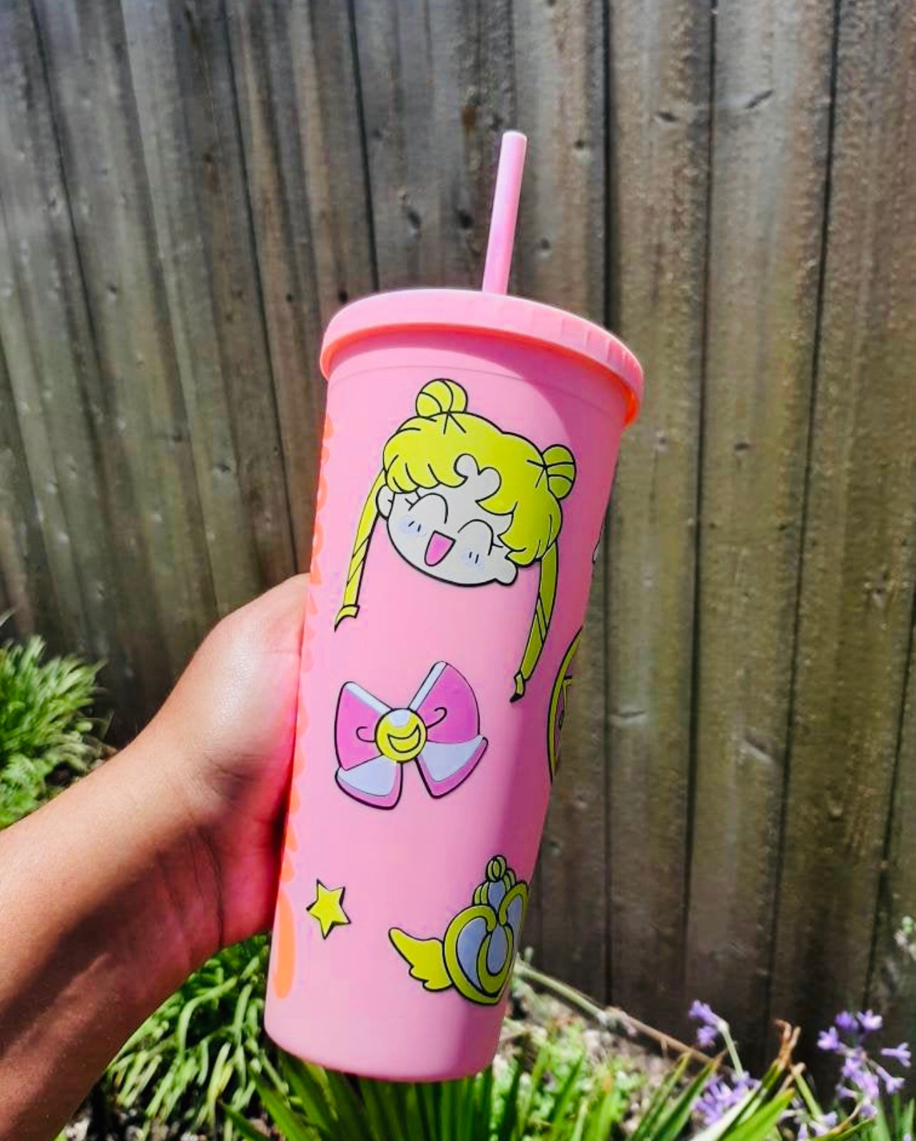 Sailor Moon Pink Tumbler